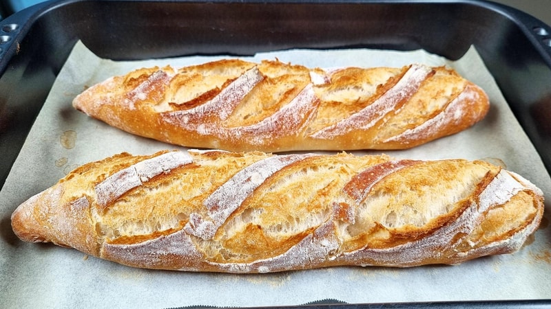 Easy 4-Ingredient French Baguettes