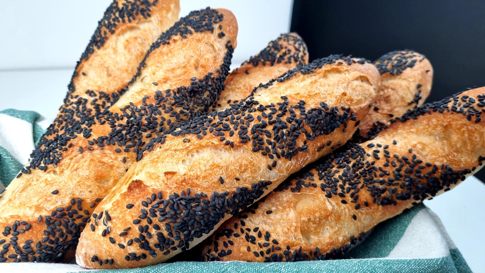 Seed-Coated Mini Baguettes