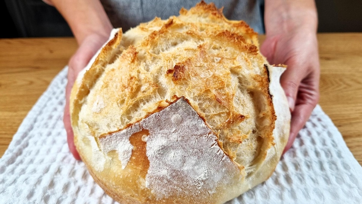 Fluffiest Round Loaf Bread by Food Language