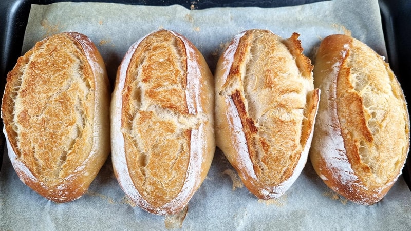 Crispy, Airy, Absolutely Perfect Artisan Bread - Simple 4-Ingredient ...